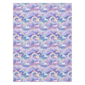 Nappe Sparkly rainbow and unicorns on clouds (Devant)