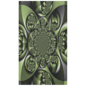 Nappe Sphères miniatures de forêt verte blanche (Devant)