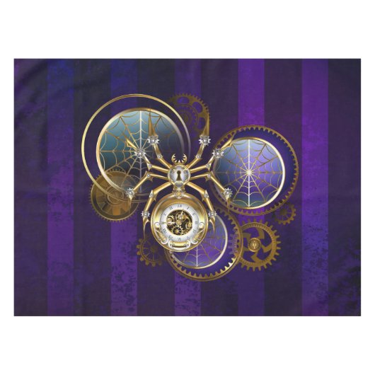 Nappe Spider Steampunk sur Arrière - plan pourpre (Devant (Horizontal))