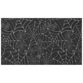 Nappe spiderweb halloween gothic spider web black (Devant (Horizontal))