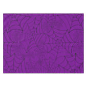 Nappe spiderweb halloween gothic spider web purple (Devant (Horizontal))