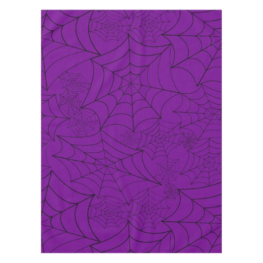 Nappe spiderweb halloween gothic spider web purple (Devant)
