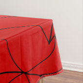 Nappe spiderweb halloween gothic spider web red (In Situ)