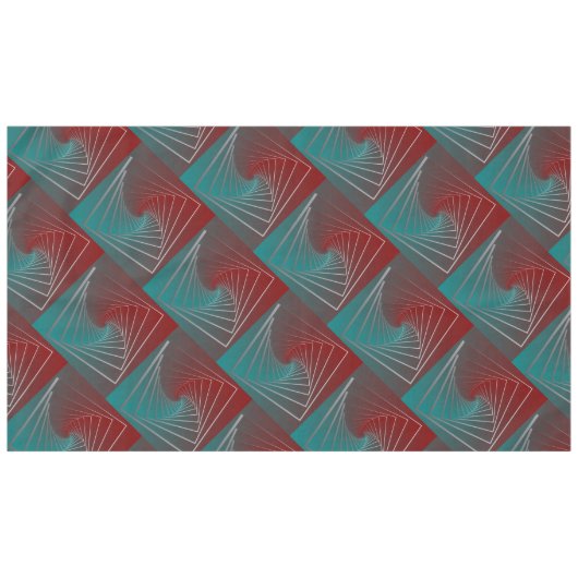 Nappe spin bordeaux turquoise (Devant (Horizontal))