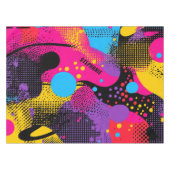 Nappe Splash couleur Abstrait dans le style comique rétr (Devant (Horizontal))