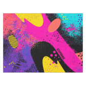 Nappe Splash couleur Abstrait dans le style comique rétr (Devant (Horizontal))