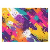 Nappe Splash couleur Abstrait dans le style comique rétr (Devant (Horizontal))