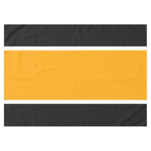 Nappe Sportif Jaune Orange Noir Blanc Rayures