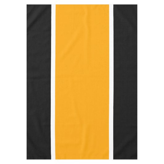 Nappe Sportif Large Gras Centre Jaune Noir Blancs (Devant)