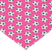 Nappe Sports de football Anniversaire fête rose (Angle)