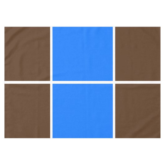 Nappe Sporty Fun Bleu Brown vitre rayures (Devant (Horizontal))