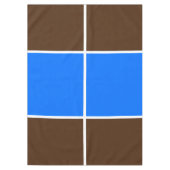 Nappe Sporty Fun Bleu Brown vitre rayures (Devant)