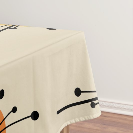 Nappe Spoutnik Starburst Fleurs Retro (In Situ)