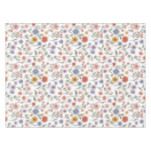 Nappe Spring Floral Tablecloth - Wildflower Printed (Devant (Horizontal))
