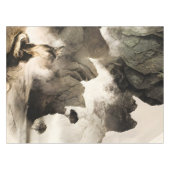 Nappe Spring Mystic Fox Misty Mountain Minimalist Zen (Devant (Horizontal))
