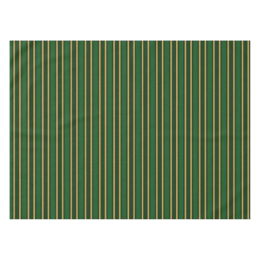 Nappe Springbok vert et or bonbons rayures (Devant (Horizontal))