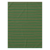 Nappe Springbok vert et or bonbons rayures (Devant)
