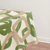 Nappe Square Tangle Olive Green Warm Taupe (In Situ)