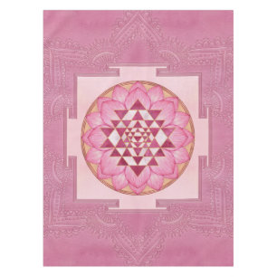 Nappe Sri Yantra / Sri Chakra au lotus