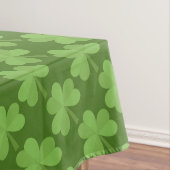 Nappe St Patrick Shamrock Clovers Green Motif Irlande (In Situ)
