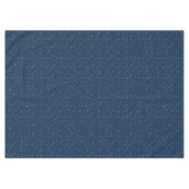 Nappe Star d'or sur le Motif de nuit bleu (Devant (Horizontal))