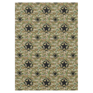 Nappe Star Stencil Vintage Decal on Camouflage Color