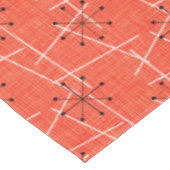 Nappe Starbursts Du Milieu Du Siècle | Orange, noir blan (Angle)