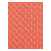 Nappe Starbursts Du Milieu Du Siècle | Orange, noir blan (Devant)