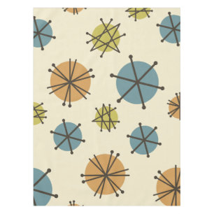 Nappe Starbursts Modernes Du Milieu Du Siècle Multicolor