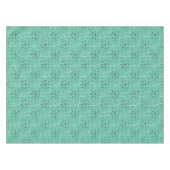 Nappe Starburts Aqua, Blanc et Noir | Cinquante (Devant (Horizontal))