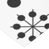 Nappe Starburts de l'âge atomique Noir Blanc 1 (Angle)
