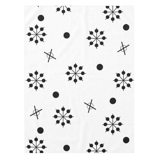 Nappe Starburts de l'âge atomique Noir Blanc 1 (Devant)