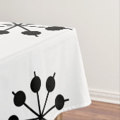 Nappe Starburts de l'âge atomique Noir Blanc 1 (In Situ)