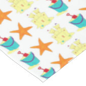 Nappe Starfish Sandcastle Sand Pail Summer Beach Imprime (Angle)