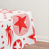 Nappe Stars Tattoos rouge + vos idées (In Situ)