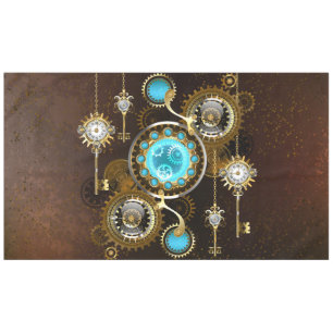 Nappe Steampunk Arrière - plan rouillé avec des lentille