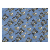 Nappe Steampunk avec Dames Casquettes sur Blue Denim (Devant (Horizontal))