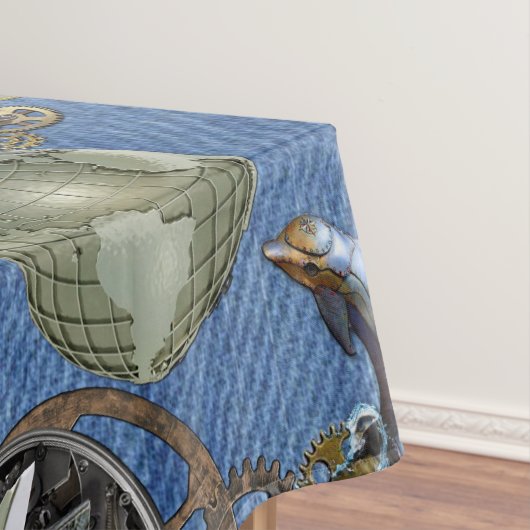 Nappe Steampunk sur Blue Denim (In Situ)