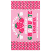 Nappe Strawberry Berry Sweet Graduation  (Devant)