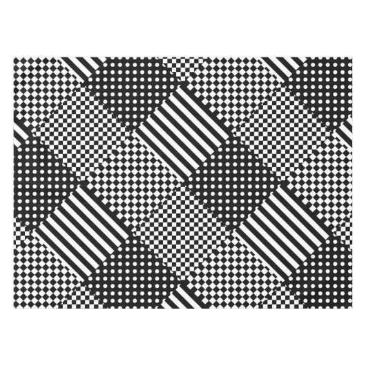 Nappe Stripes Check Harlequin Pois Conception mixte (Devant (Horizontal))