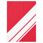 Nappe Stripes de course en diagonale rouge vif (Devant)