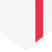 Nappe Stripes de course en diagonale rouge vif (Angle)