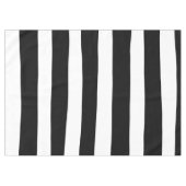 Nappe Stripes inégales - Noir et blanc (Devant (Horizontal))