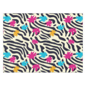 Nappe Stripes zébrées Abstraites avec pellicule de peint (Devant (Horizontal))