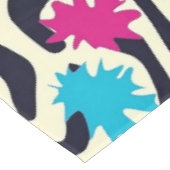 Nappe Stripes zébrées Abstraites avec pellicule de peint (Angle)