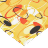 Nappe Style abstrait jaune et noir moderne (Angle)