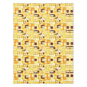 Nappe Style abstrait jaune et noir moderne (Devant)