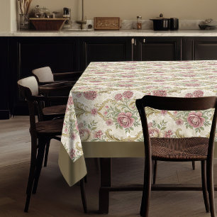 Nappe Style ancien Victorian Ornate Floral Détails