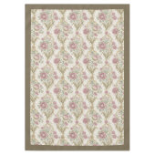 Nappe Style ancien Victorian Ornate Floral Détails (Devant)