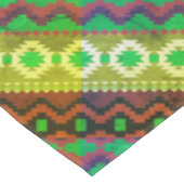 Nappe Style Aztèque Vert Tan Brown (Angle)